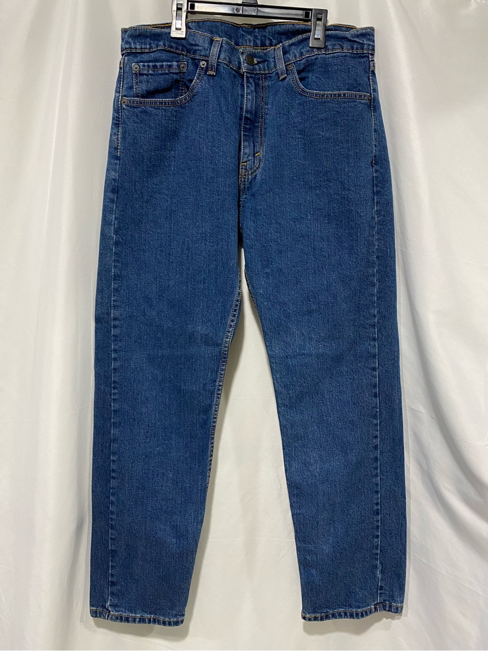 Levi's Men's 505 Dark Blue Relaxed Straight Jeans